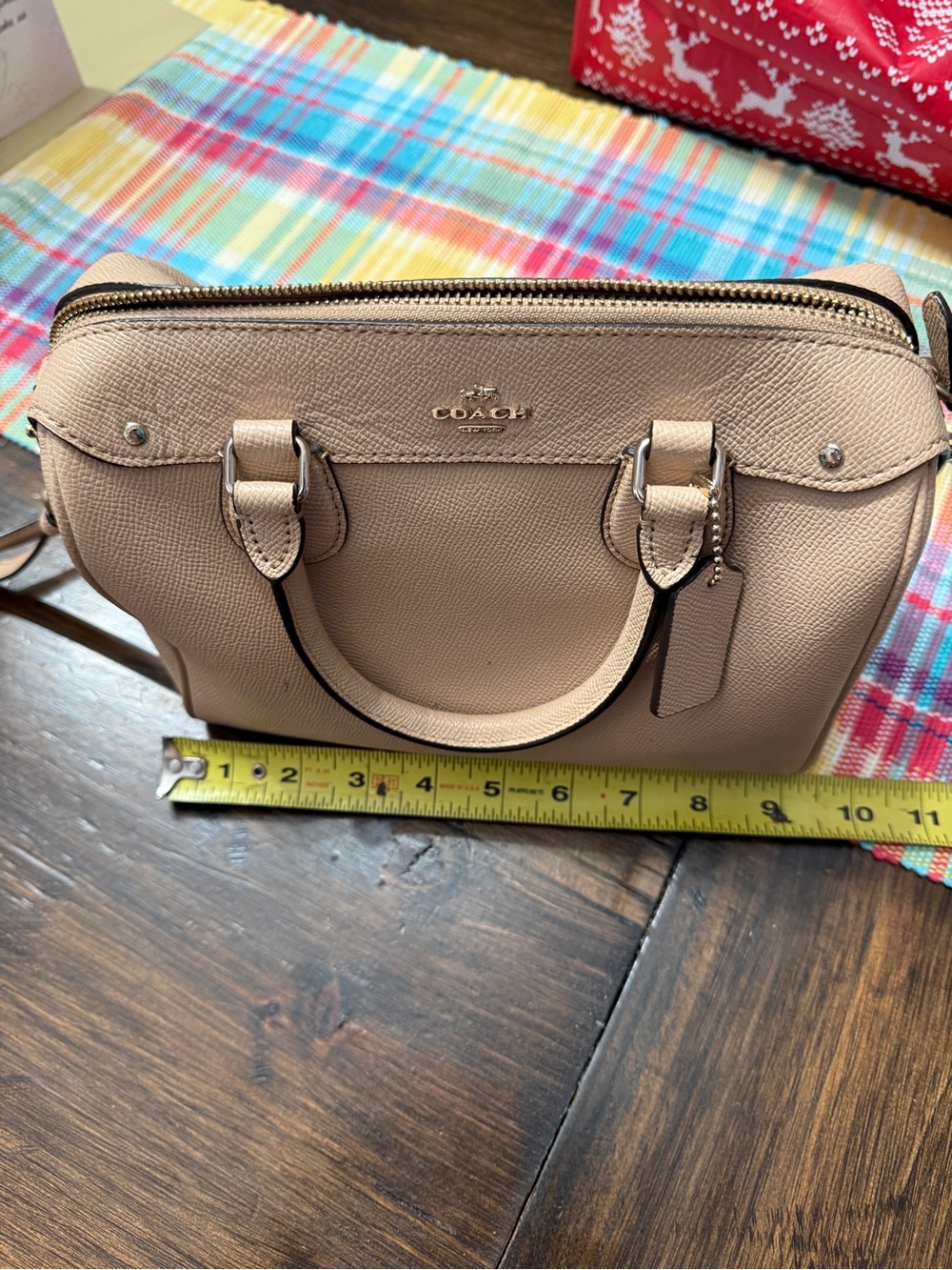 Coach Saffiano Leather Satchel